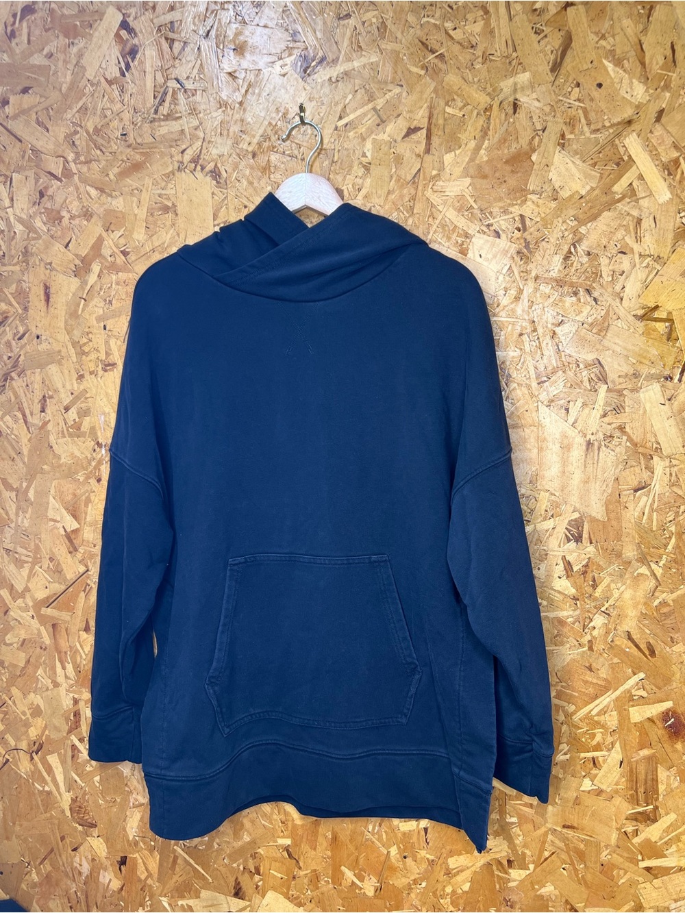 Men's Navy Pullover Hoodie Sweater
